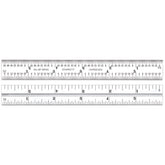 Starrett - 6in Blade 4R Grad Satin Chrome | CB6-4R